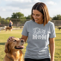 Load image into Gallery viewer, Dog Mom Heavyweight Cotton T-Shirt - Classic Fit, Durable Casual Wear